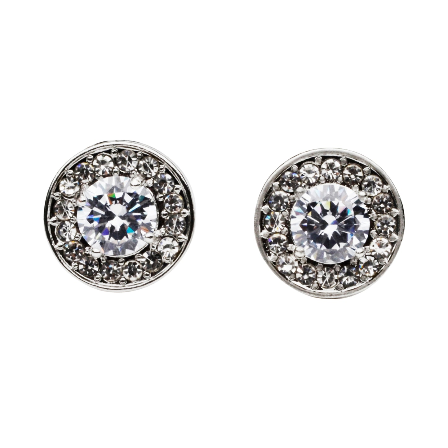 Faux Diamond Cufflinks