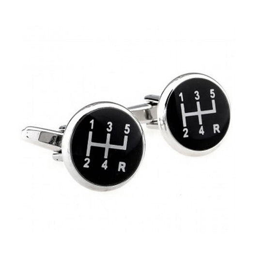 5 Speed Gear Shift Cufflinks