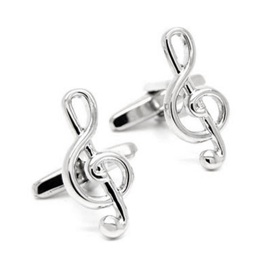 Treble Clef Music Note Cufflinks